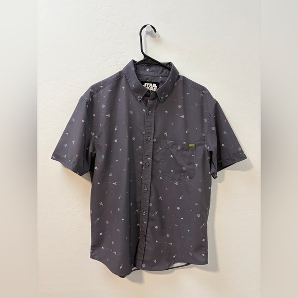 Star Wars Other - RVLTS X Star Wars Shirt Kunuflex Stay On Target Classic Collection - Mens Medium